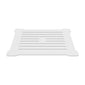 Square Shower Waste White Top - welovecouk