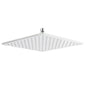 Nuie Square LED Fixed Head - Chrome - STY070 - welovecouk