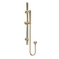 Nuie Arvan Thermostatic Concealed shower Valve with Slide Rail Kit - Brushed Brass