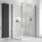 ShowerWorX Summit 1400 x 760mm Sliding Shower Enclosure - 8mm Glass