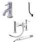 Alpha Complete P-Shape Bathroom Suite - 1500 available with Various Options