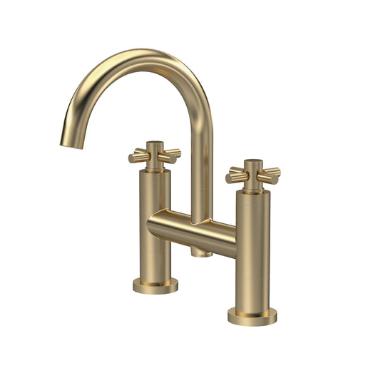  Hudson Reed Tec Crosshead Bath Filler - Brushed Brass