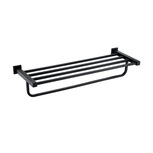  Matt Black Towel Rack