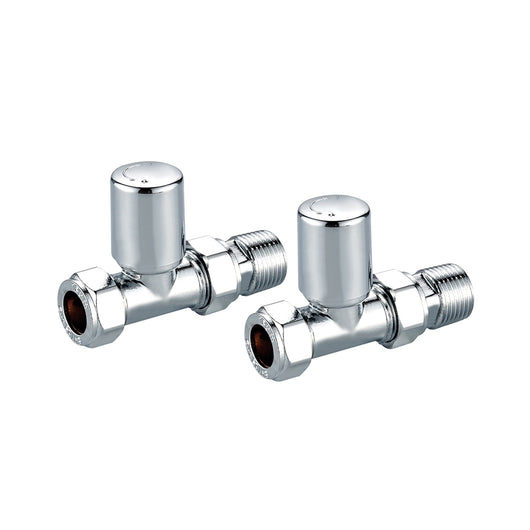  Premier Heated Towel Rail - Chrome - Straight - welovecouk