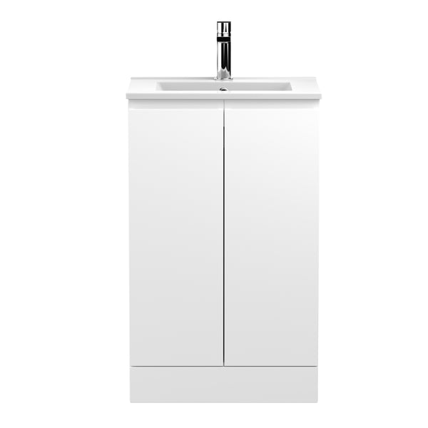 Hudson Reed Urban 500mm Floor Standing 2-Door Vanity Unit & Basin 2 ...
