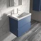 Hudson Reed Urban 800mm Floor Standing 2-Door Vanity Unit & Basin 3 - Satin Blue - welovecouk