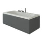1700mm Waterproof Front Bath Panel - Anthracite