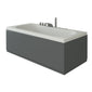 1800mm Waterproof Front Bath Panel - Anthracite