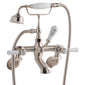 BC Designs Victrion Brushed Nickel Wall Mounted Lever Bath Shower Mixer