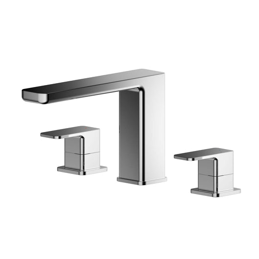  Nuie Windon  Deck Mounted 3 Tap Hole Bath Filler - Chrome