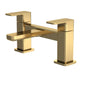Serene 1600 L-Shaped Brushed Brass Vanity Complete Bathroom Suite