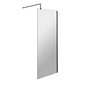 Matt Black Enclosure with Stone Shower Tray - Various Sizes Available